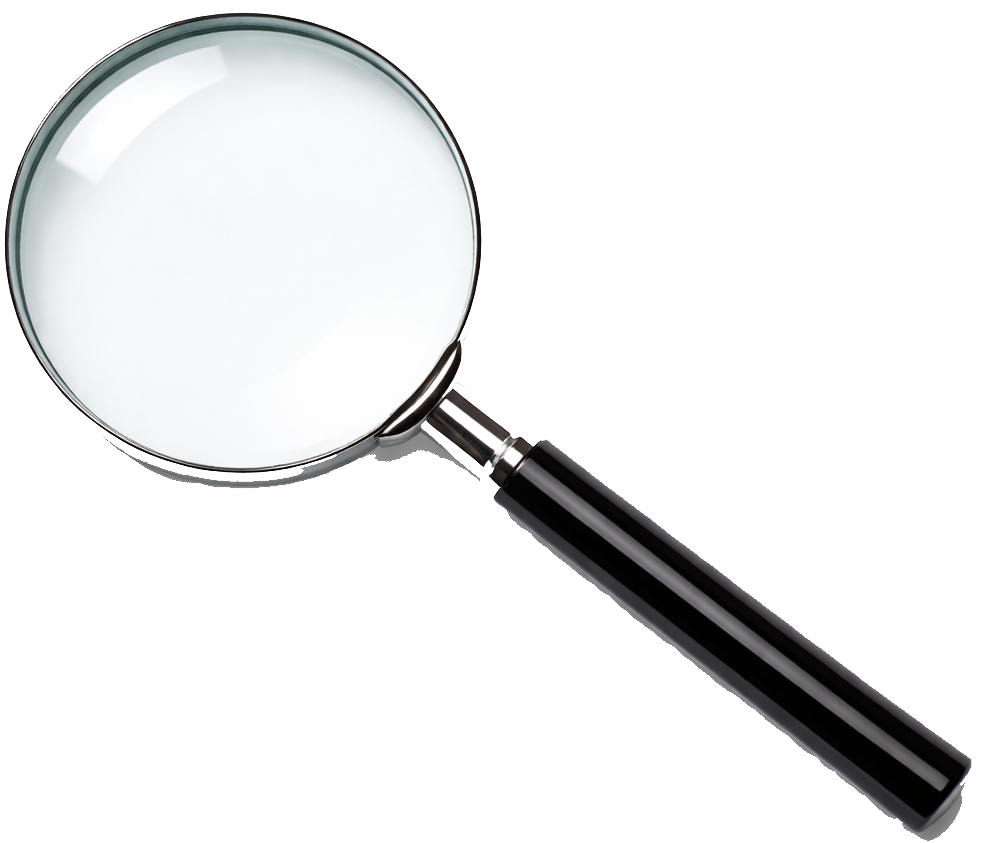 A magnifying glass